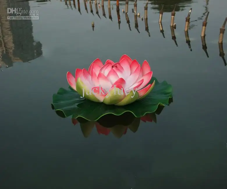 29 CM Diameter Big Size Artificial Simulation Lotus Flower for Wedding Decoration Home Decor Pink Red Purple Orange White color | Дом и сад
