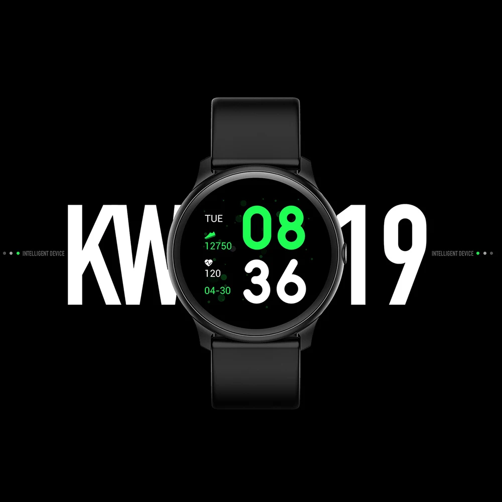Kingwear Smart Watch men Wristwatch BT4.0 Heart Rate Blood Pressure Oxygen Sleep Tracking Smartwatch for iOS/Android | Электроника