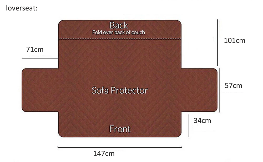 Sectional Sofa Cover Slipcover Pet Protector