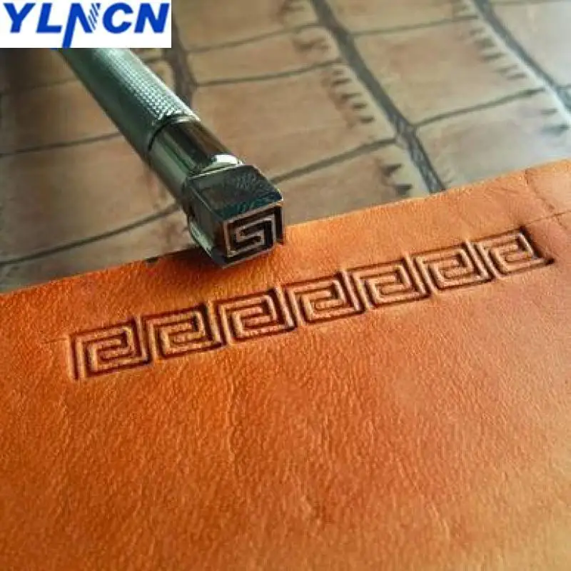 Кожа Печать резьба Diy инструмент стальная Волна шаблон штамп кожа ремесло инструменты тиснение штамп