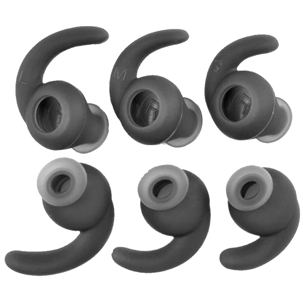 3 пары аксессуаров вкладыши съемные наконечники Противоскользящие силиконовые