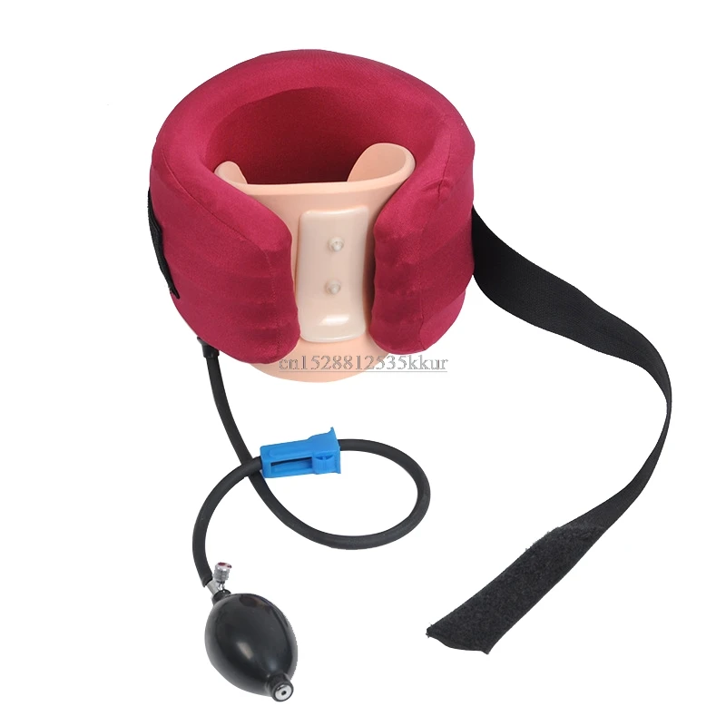 Устройство для тяги шеи надувная регулируемая подушка поддержки с большим