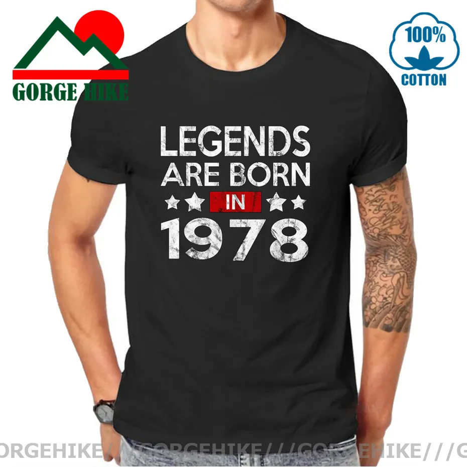 

Vintage Legends are born in 1970/1971/1972/1973/1974/1975/1976/1977/1978/1979 T shirt men 1970s Papi Father Dad Birthday T-shirt