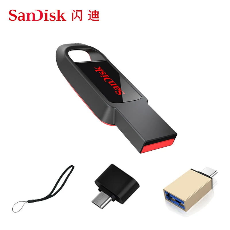 Sandisk USB флэш накопитель 64 Гб/32 128 16 Гб мини ГБ 32 оперативной памяти встроенной 2 0 г