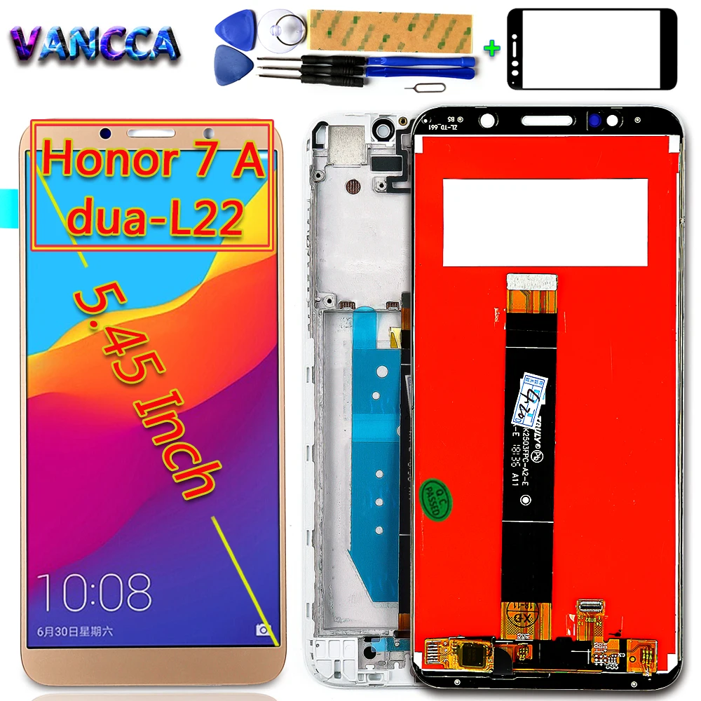 Vancca 5 45 дюймовый ЖК-дисплей для Huawei Honor 7S 1440*720 кодирующий преобразователь