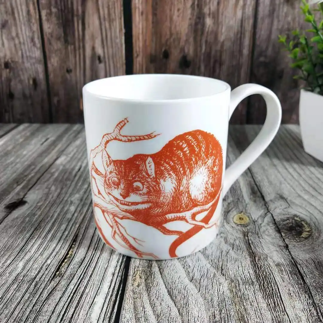 C Британская керамическая чашка для кофе whittard чашка из твердого английского фарфора Алиса в стране чудес английская чашка для молока - Цвет: C