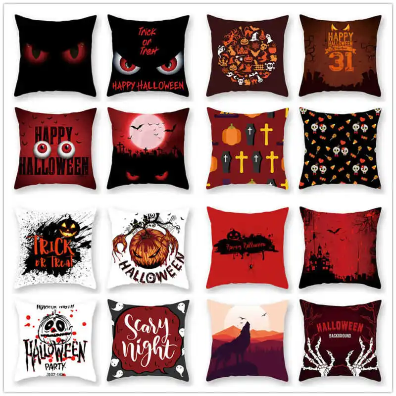 Наволочка в виде тыквы новый привидение счастливый крест чехол на Хэллоуин
