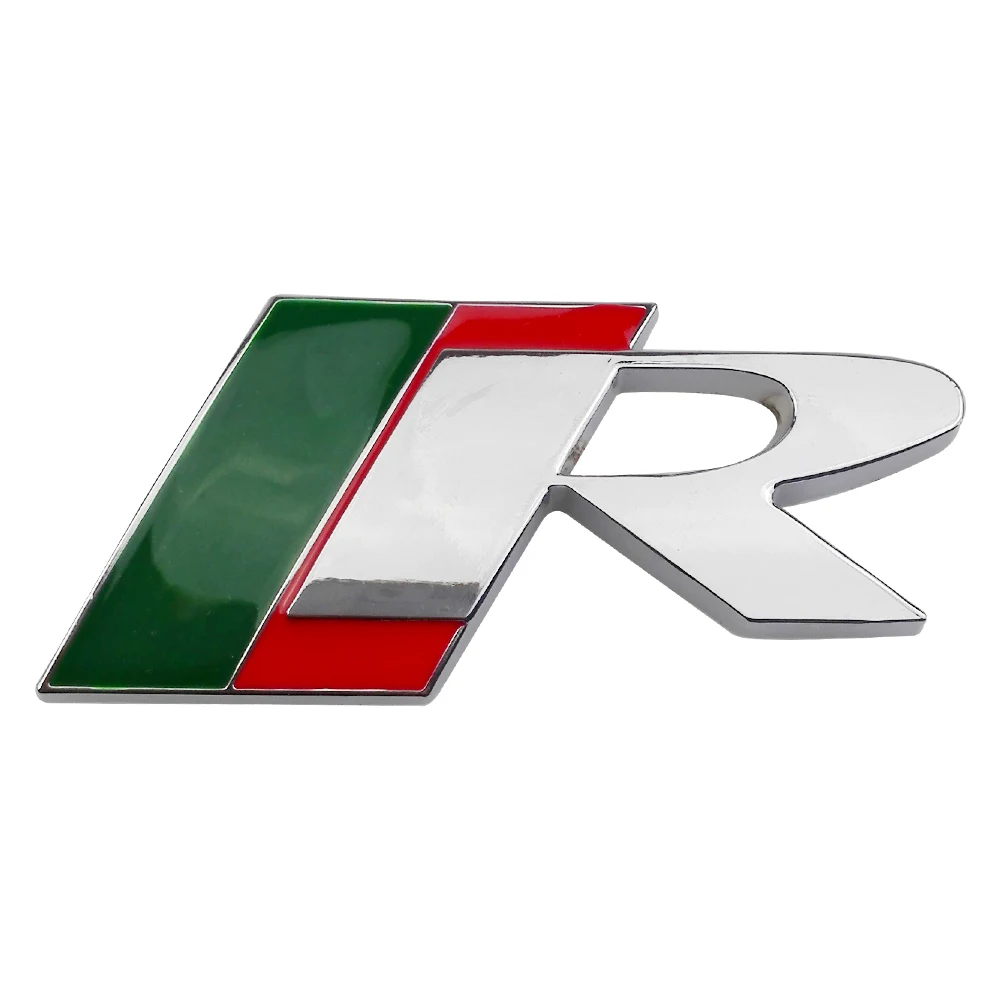 Автомобильный Стайлинг 3D металлические эмблемы Стикеры R логотип наклейка для