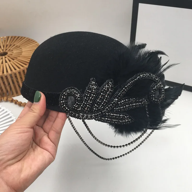 Прическа для волос в британском и европейском стиле шляпа головной убор берет