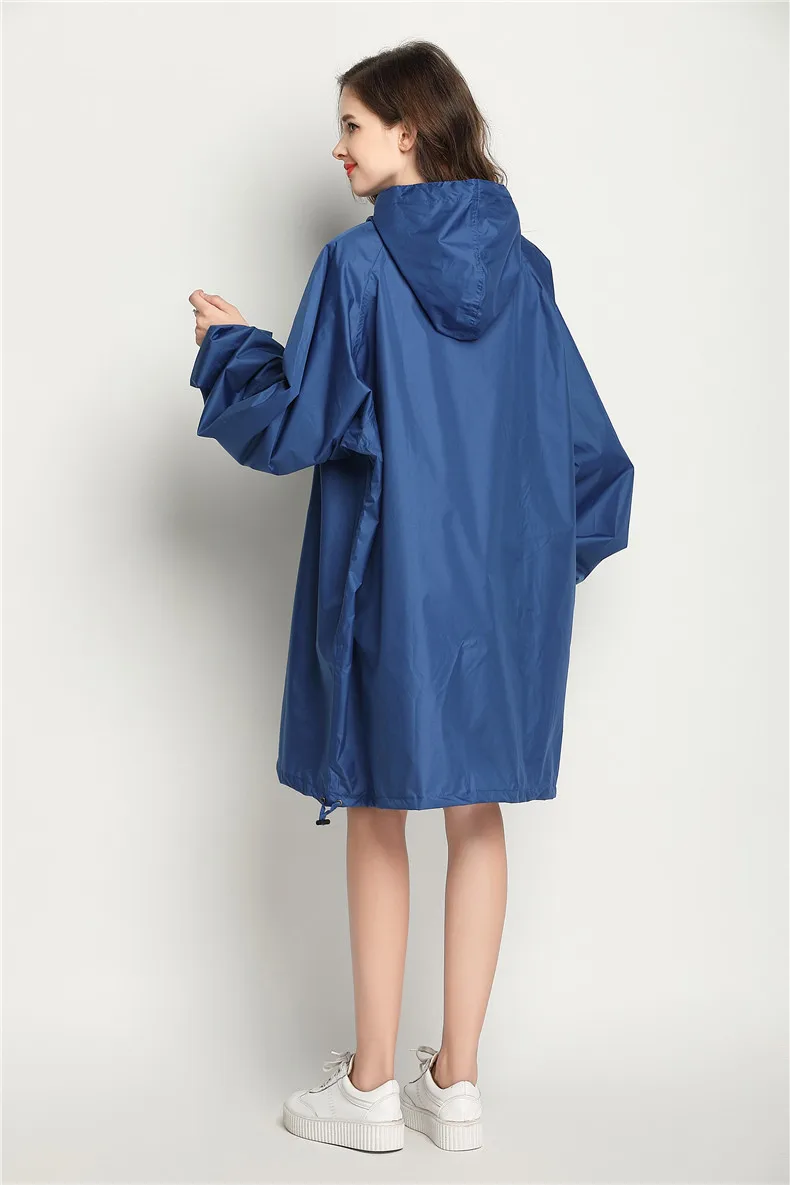 Fashion Women s Rain Cover Outdoor Waterproof Windproof Poncho Outwear Long Raincoat | Дом и сад
