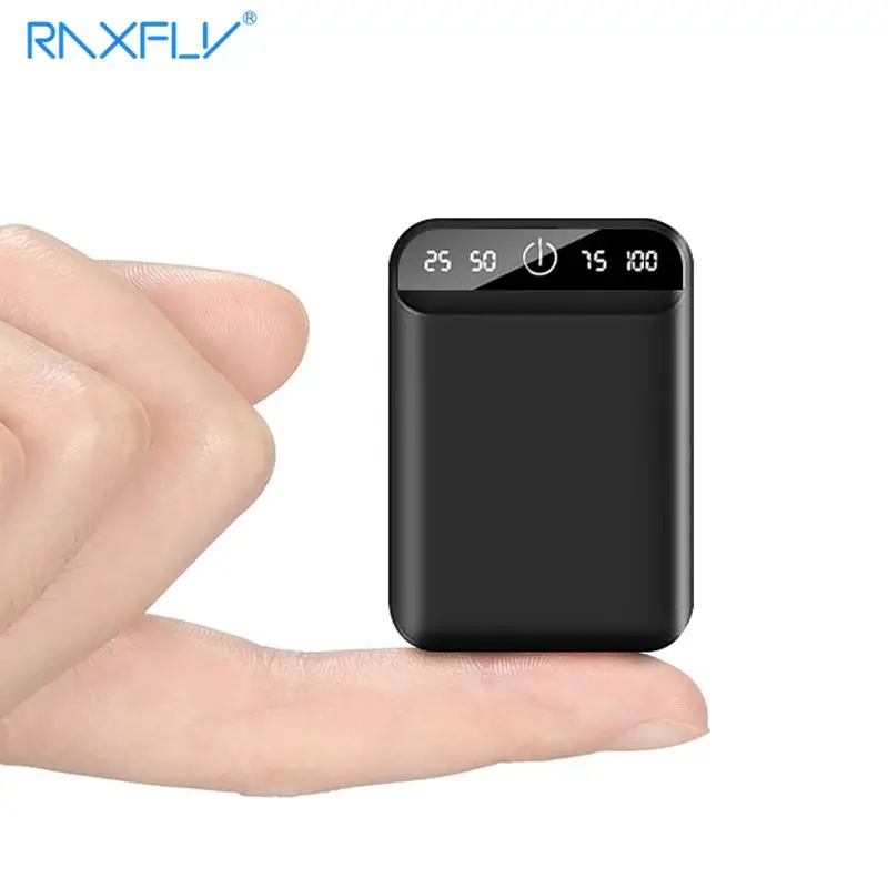 Внешний аккумулятор 10000 мАч с двумя выходами USB портативное зарядное устройство