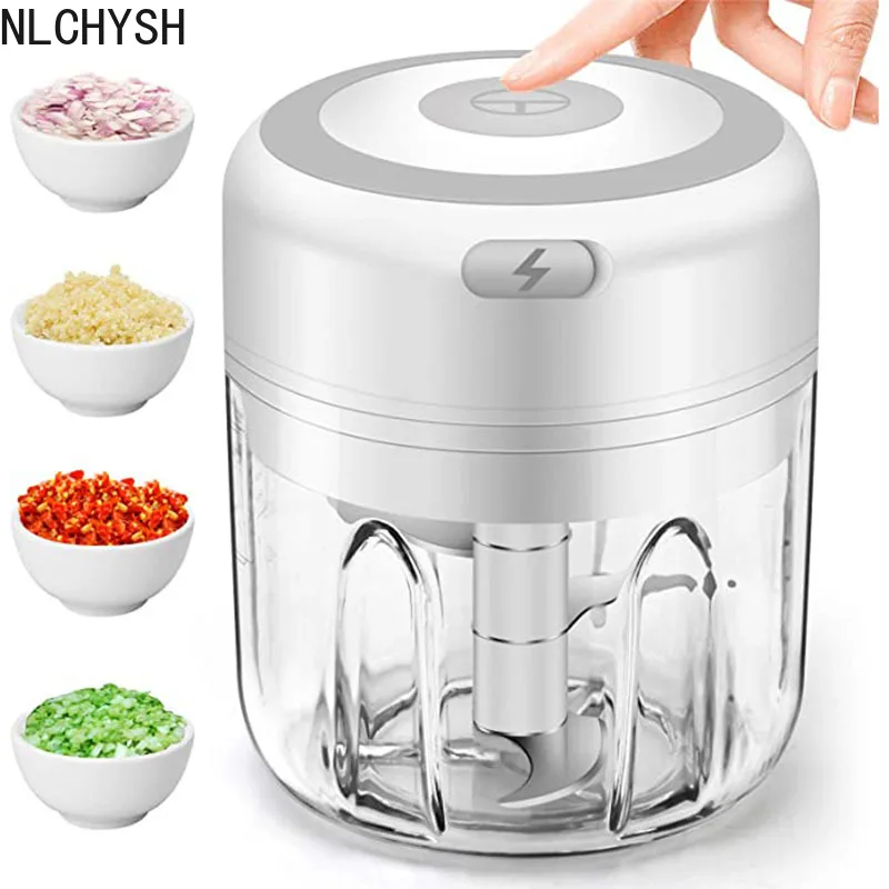 Электрическая чеснока 100/250 мл мини-измельчитель устройство для приготовления