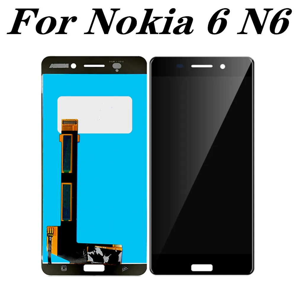 

5.5" Original N6 LCD Screen For Nokia 6 N6 TA-1021 TA-1033 TA-1025 LCD Display Touch Screen Digitizer Assembly Replacement Parts