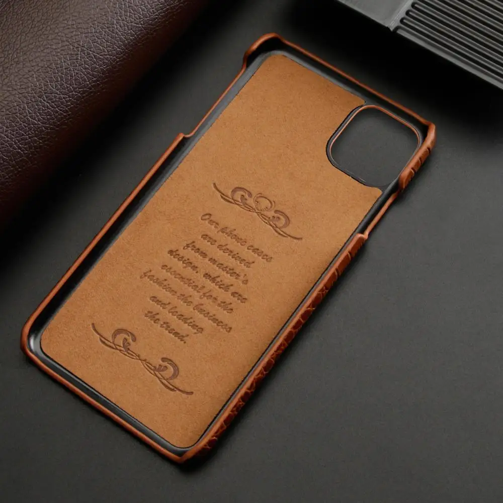 

Genuine Leather Crocodile Texture Case for IPhone 11 Pro Max Luxury Genuine Leather Phone Case for IPhone 11 Pro Max Case