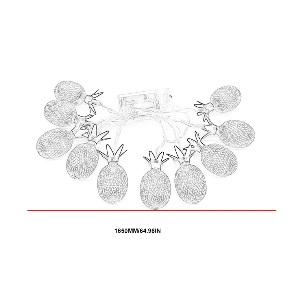 Креативный светодиодный батарейный блок Железный ананас фонарь вечерние