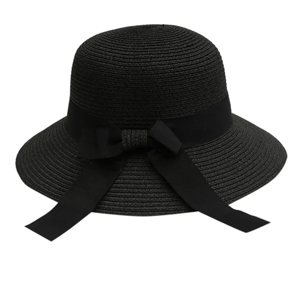 Простая летняя пляжная шляпа для родителей и детей Повседневная Панама Женская