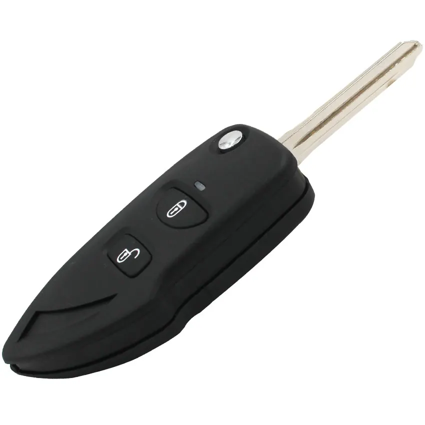 Складной флип брелок с двумя кнопками чехол для дистанционного ключа Hyundai Santa Fe