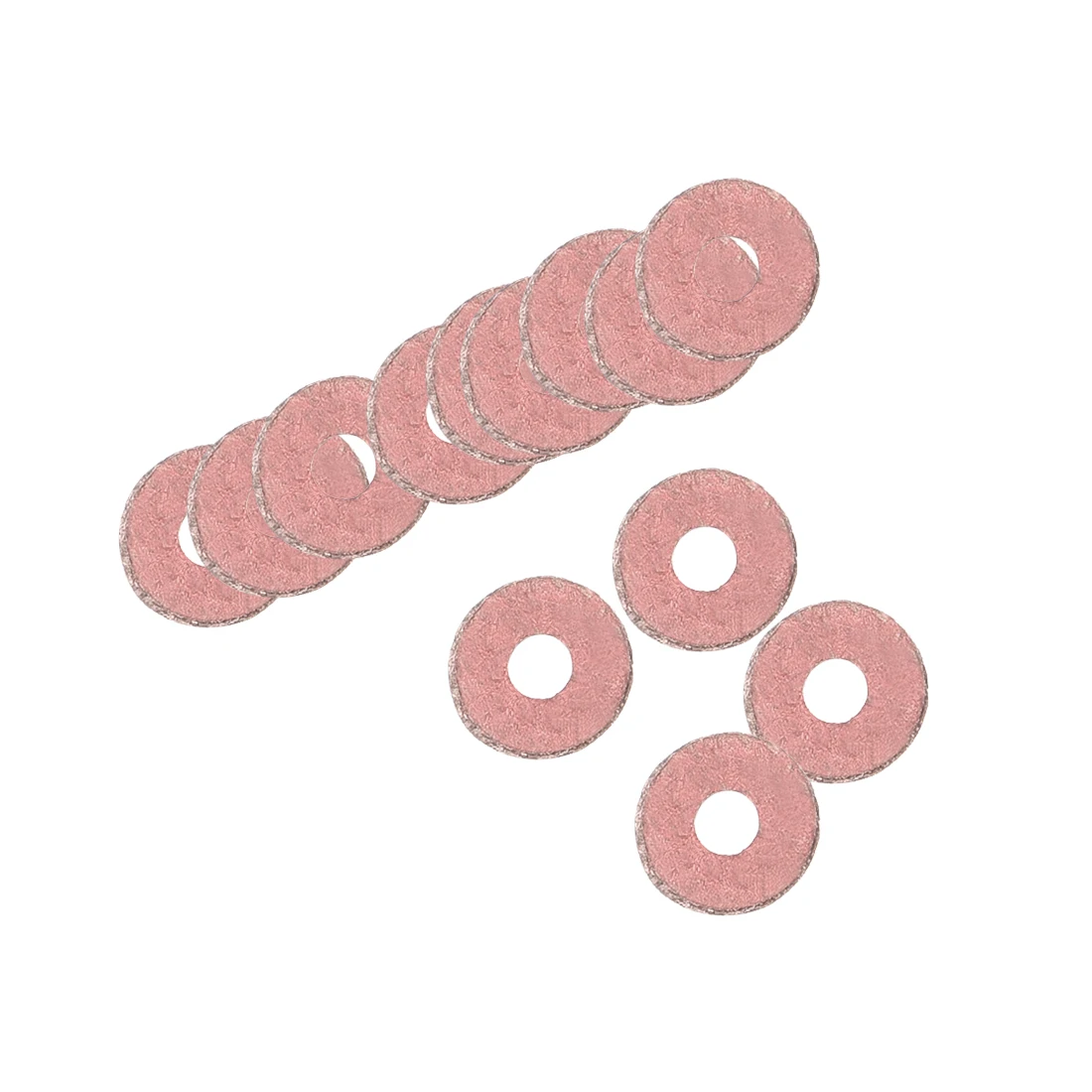 

uxcell Insulating Washer, 500Pcs 2 x 6 x 0.8mm Red Vulcanized Fiber Washer, Insulation Gasket for Motherboard