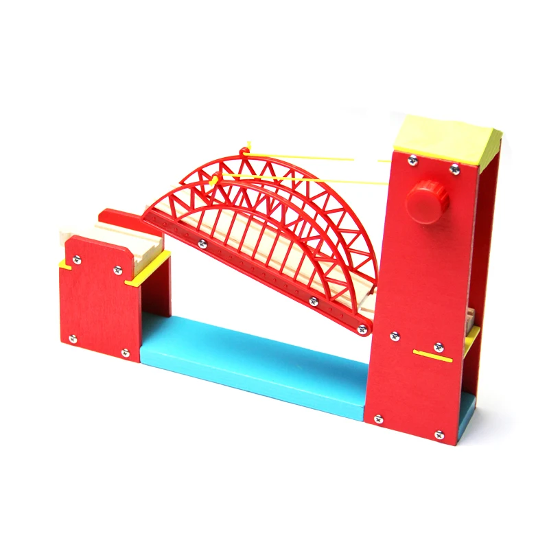 

P117 Wooden Suspension Bridge Small Railroad Tracks Bulk Accessories Compatible with Wooden Train Track