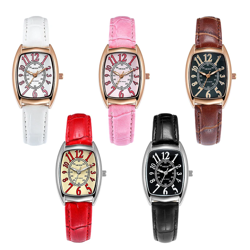 Женские Классические кварцевые часы Kezzi с маленьким циферблатом