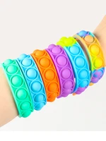 new fidget toys for children push bubble dimple bracelet decompression toy adults anti stress reliever sensory toy kids gift