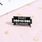 Эмалированная булавка с черным лезвием, блестящие блинчики, идентичные характеристики, внешняя идентификация, ювелирные изделия, подарок для мужчин и женщин, изготовление на заказ