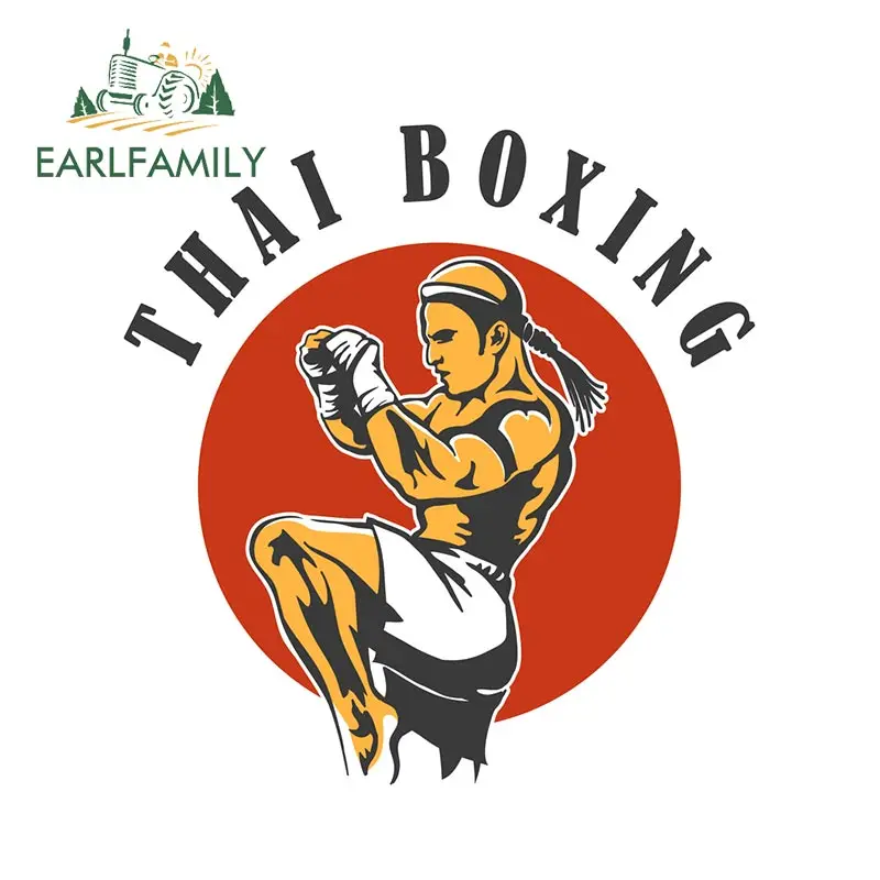 

EARLFAMILY 13 см x 10,9 см для тайского бокса клубного кузова автомобиля наклейки граффити наклейка Сделай Сам виниловый материал окклюзия царапины