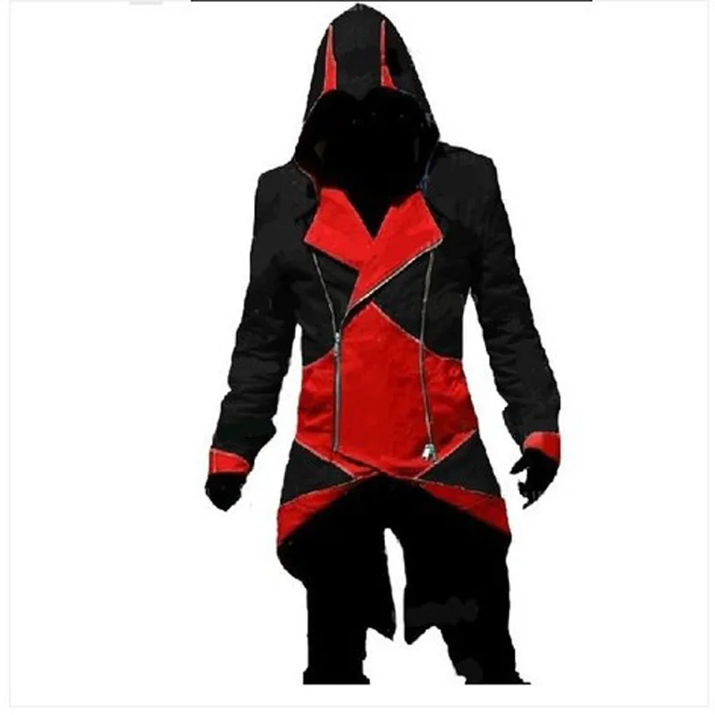 Костюм для косплея Assassins Creed мужчин и женщин уличная одежда взрослых куртка с