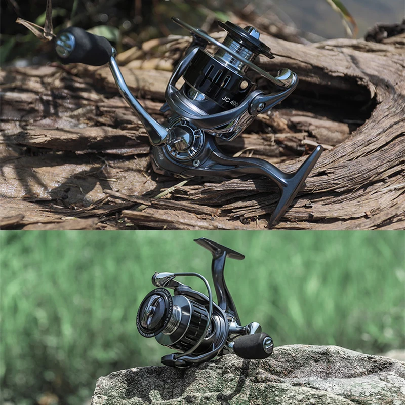 

LINNHUE Fishing Reel All-metal Non-Clearance Spinning Wheel Rotating 5.2:1 High Speed Max Drag 8kg JC Reel Fishing Accessories