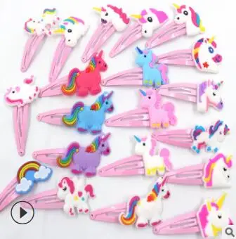 

500pcs/lot DIY Simple PINK Cartoon Animals Hair BB Clips Polyethylene Baby Hairpins Hair Styling Tools Accessories HA904