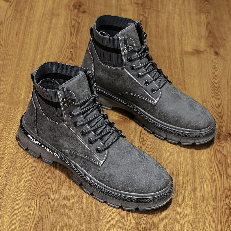 High Quality Men Hiking Shoes 2021 Winter Brand Outdoor Mens Sport Trekking Mountain Boots Waterproof Climbing Athletic Shoes