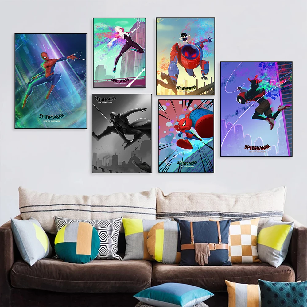 

Disney, Marvel, Человек-паук в пауке, фотообои, декор для комнаты, искусство на стену