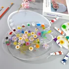 Эпоксидная смола, форма DIY Краски доска для рисования силиконовые формы для плетения браслетов из смолы для изготовления ювелирных изделий, лоток для инструментов Цвет палитра литейной формы