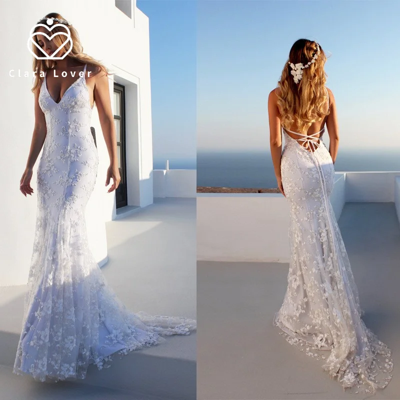 

short evening long party mermaid dress women's sexy lace suspender wedding dress vestido de festa celebrity-inspired dresses