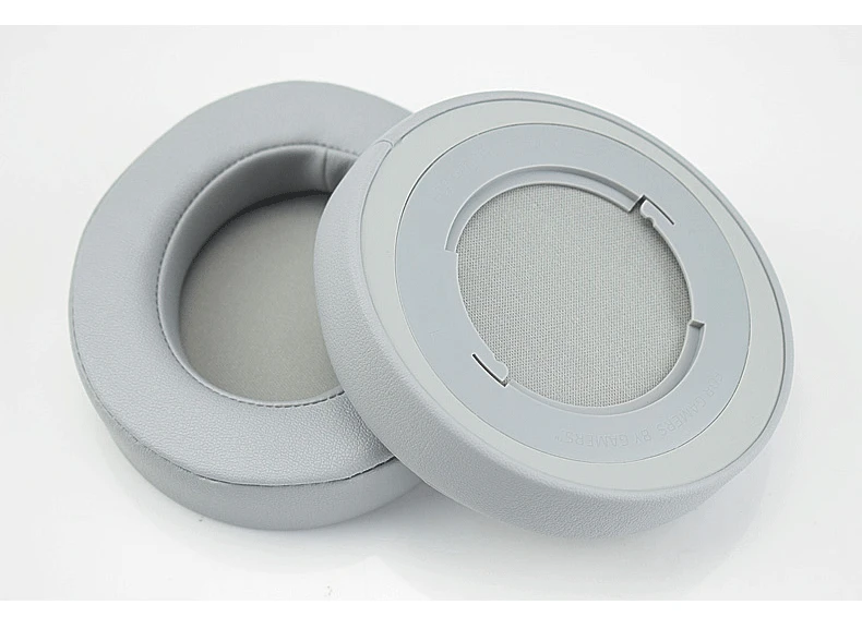 oval Grey Круглые овальные Сменные охлаждающие гелевые амбушюры из пены для наушников razer Kraken 7,1 Chroma V2 USB Gaming Pro V2 - Цвет: oval Grey