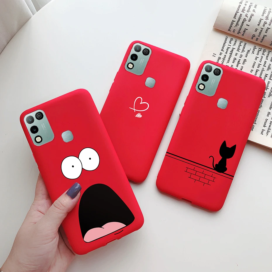 for infinix hot 11 play case soft silicone cute cartoon painted phone case for infinix hot 11 play hot11 play back cover fundas free global shipping