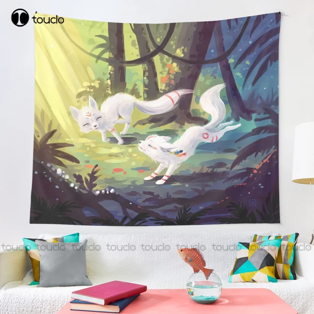 Гобелен на день леса с изображением героев мультфильма Follow Me | Дом и сад