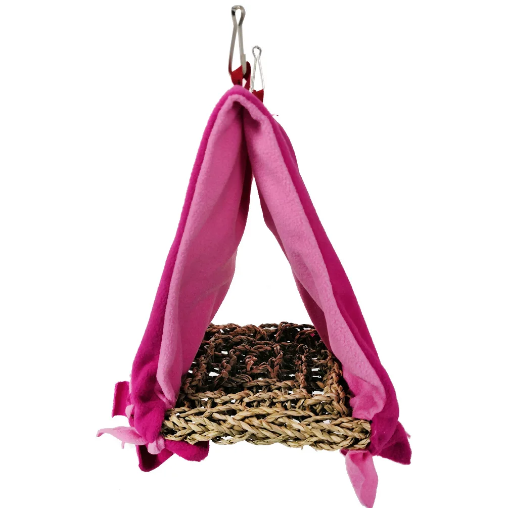 Попугай птицы хомяк гнездо хлопковое птица подвесная пещера искусственная