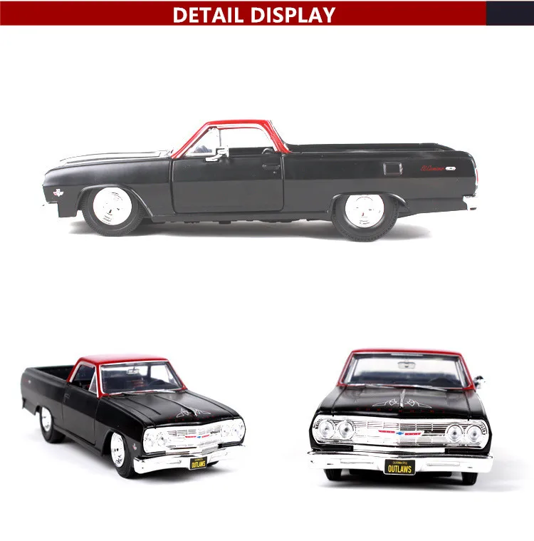 Maisto 1:24 1965 Chevrolet EL CAMINO имитация сплава Модель автомобиля ремесла украшение Коллекция игрушек инструменты подарок