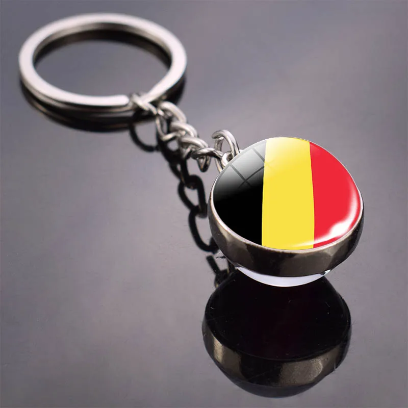 Двойной подвесной брелок со стеклянными шариками Западная Европа Бельгия