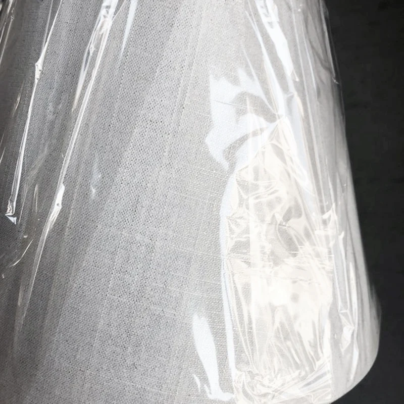 Абажур из льняной ткани белый абажур для лампы маленький 5 дюймов верхний диаметр