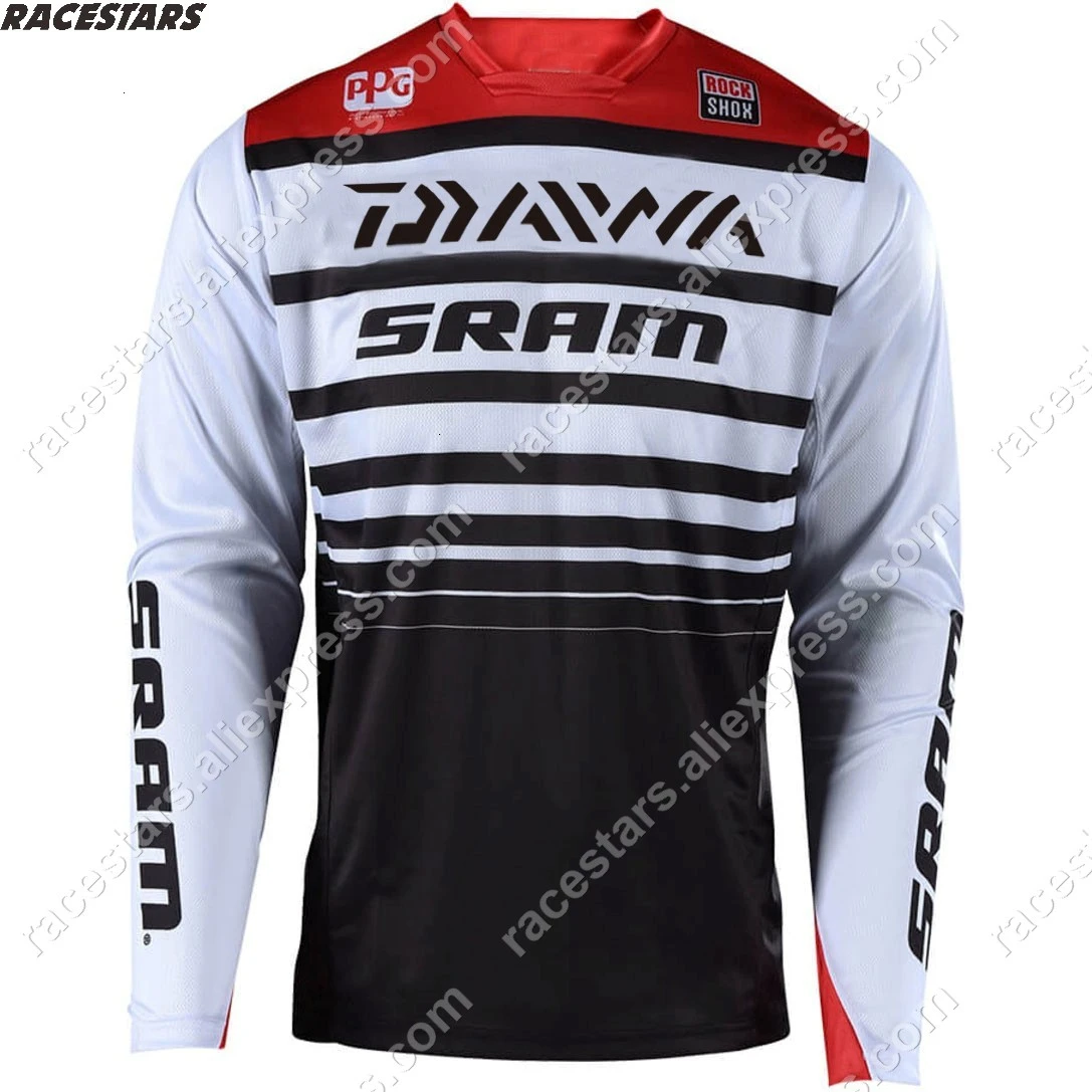 15 Мотоцикл Джерси Майо Ciclismo Racing Air MTB DH MX велосипед Велоспорт велосипед Горные fit SRAM Джерси быстросохнущая ледяная холодная на ощупь - Цвет: 15