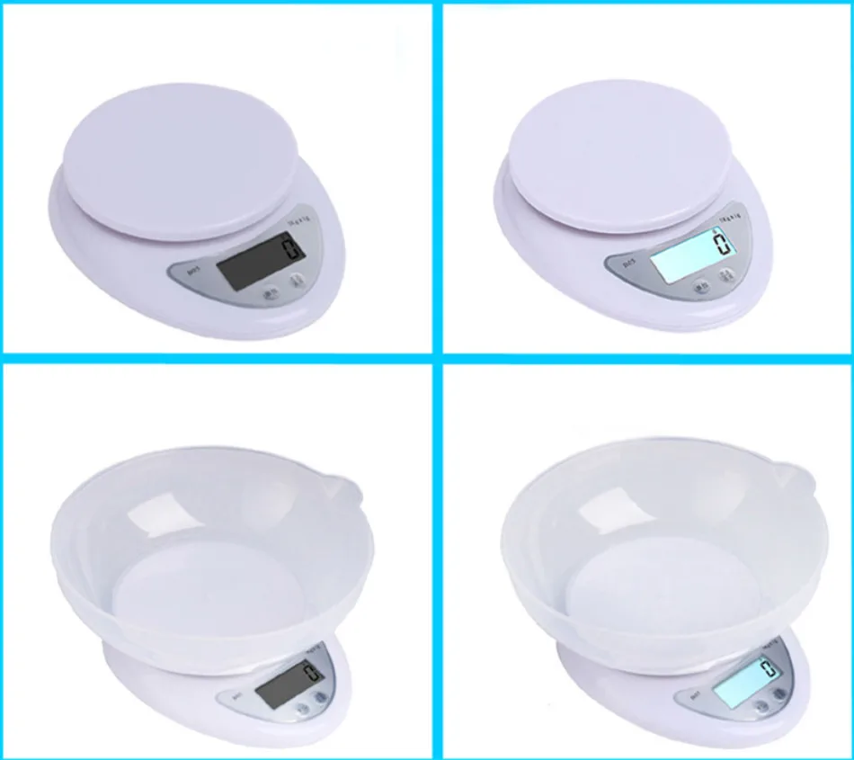 Измерительные Bascula Cocina 5 кг 1 г портативные цифровые кухонные весы электронные продукты питания весы