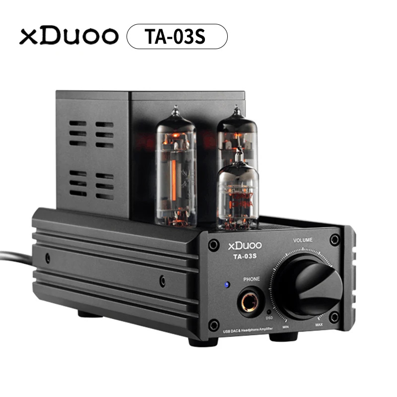 

XDUOO TA-03S усилитель для наушников CS4398 * 2 XMOS U8 USB DAC 12AU7 6C19 Настольный усилитель для наушников 32 бит/192 кГц Native DSD128