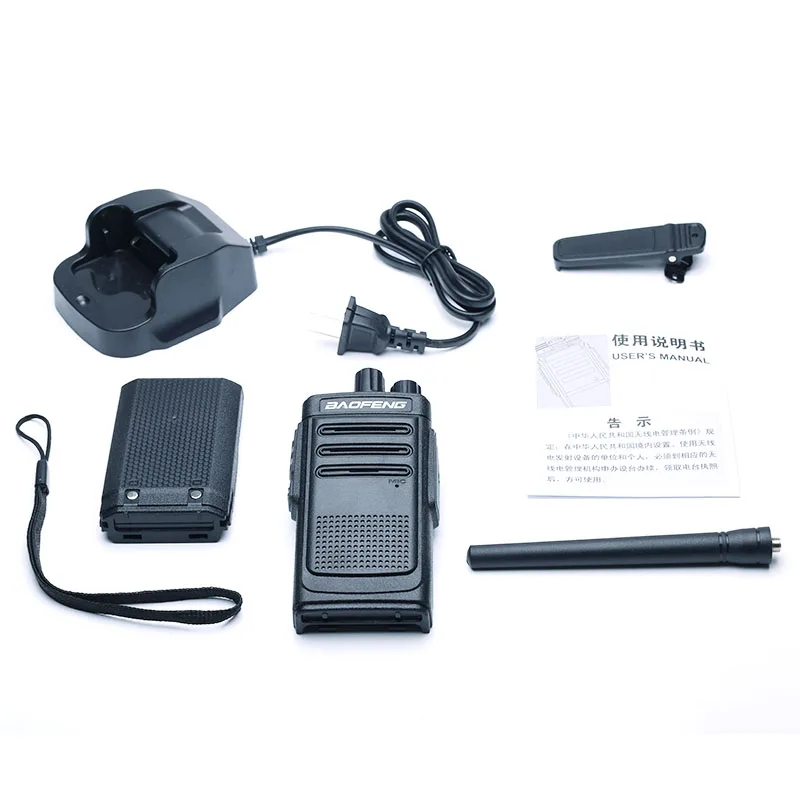 OPPXUN For Baofeng C6 Ham Transmitter UHF 400-470MHZ 8W Portable Walkie Talkie for Hotel Bank Store Super Market Two Way Radio