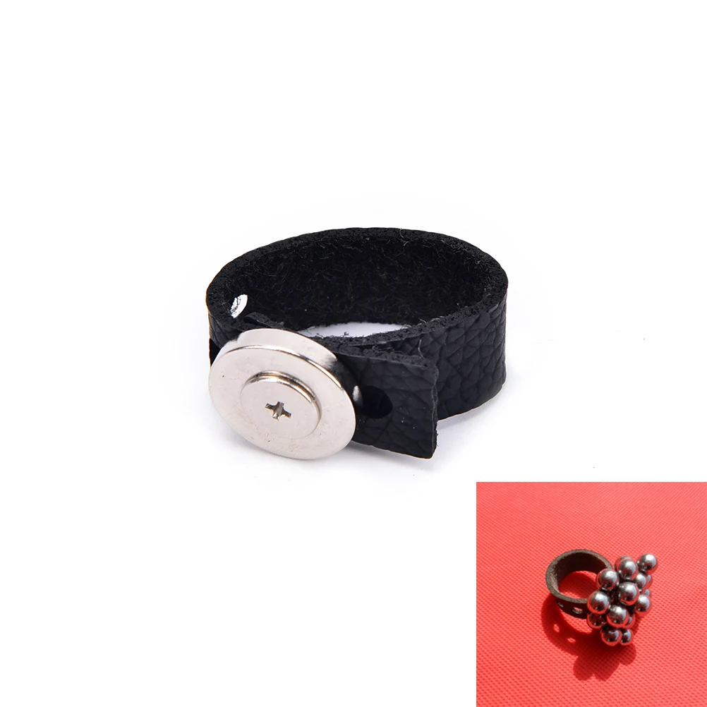 

1Pc for Professional Catapult Pack Sling Slingshot ring Magnetic Hunting Ball Leather Bag HOT Sale