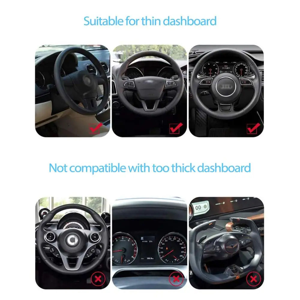 

Holder for phone Universal 360 Degree GPS Dashboard Phone Holder Support in Car for iphone phone accessories for mobile phones