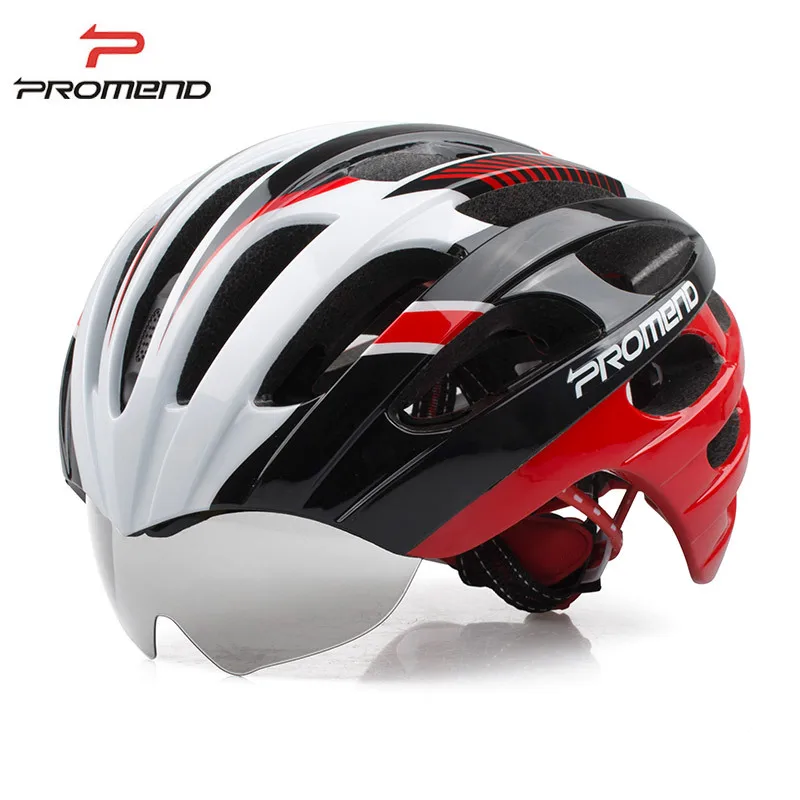 PROMEND велосипедный шлем для велоспорта ветрозащитные очки MTB сверхлегкий