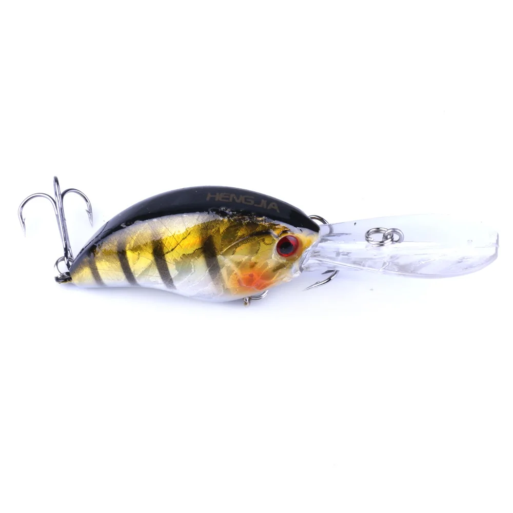 As the picture Hengjia жесткий пластик верхней воду воблеры воблер искусственные Swimbaits PESCA рыболовные снасти 9 см 13 г 6# крючки - Цвет: As the picture