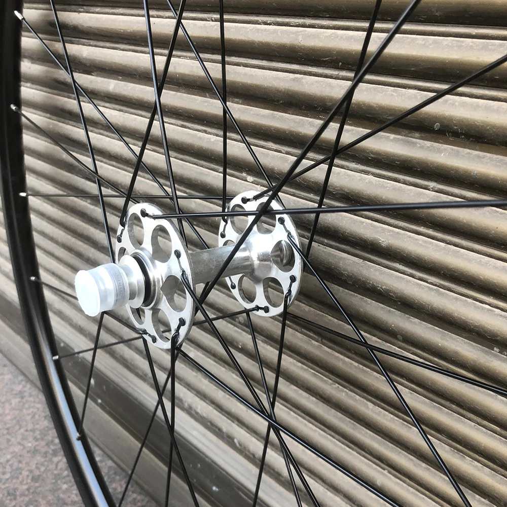 700C велосипедная оправа fixie велосипедная оправа колеса с шинами Серебристые 25 мм колеса Односкоростной велосипед Винтажный велосипед с фиксированной передачей алюминиевый сплав
